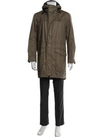 Pre-owned Vince Parka In Green