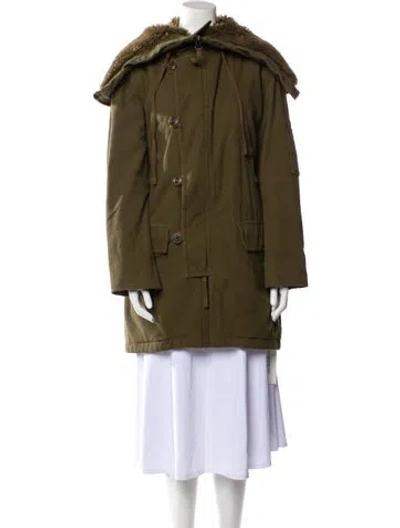 Pre-owned Vince Parka In Green