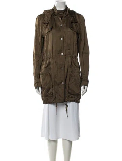 Pre-owned Vince Parka In Green