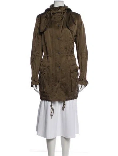 Pre-owned Vince Parka In Green
