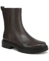Vince Parvin Leather Short Boot In Animal Print