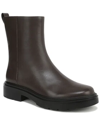 Vince Parvin Leather Short Boot In Brown