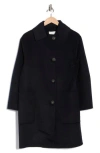 Vince Patch Pocket Car Coat In Blue
