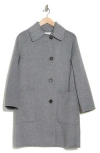 Vince Patch Pocket Car Coat In Grey