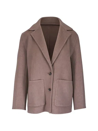 Vince Patch Pocket Jacket In Brown