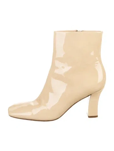 Pre-owned Vince Patent Leather Boots In Neutral