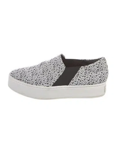 Pre-owned Vince Patterned Sneakers In Multi