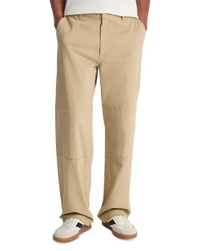 VINCE PEACHED COTTON BLEND HENRY REGULAR FIT PANTS