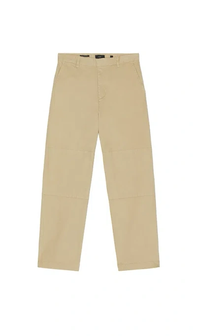 Vince Peached Cotton Henry Pant In Neutral