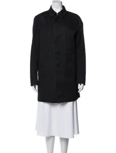 Pre-owned Vince Peacoat In Black