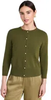 Vince Wool And Cashmere-blend Cardigan In Laurel