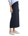 Vince Pencil Skirt In Coastal Blue