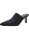 VINCE PENELOPE WOMENS FAUX LEATHER POINTED TOP MULES