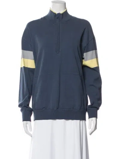 Pre-owned Vince Performance Jacket In Blue