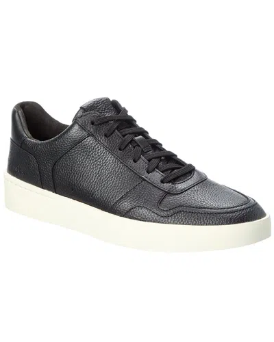 Vince Peyton Leather Sneaker In Black