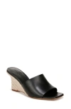 Vince Pia Wedge Sandal In Black