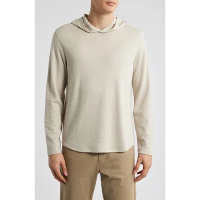 Vince Pima Cotton Blend Hoodie In Neutral