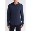 Vince Pima Cotton Blend Hoodie In Coastal