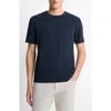 Vince Pima Cotton Piqué T-shirt In Coastal Blue