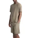 Vince Pima Cotton Pique Tee In Gray