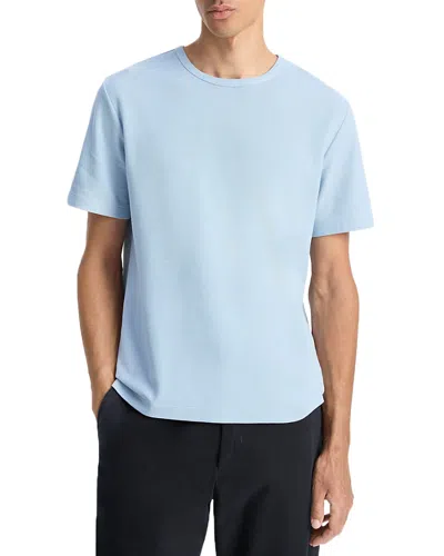 Vince Pima Cotton Pique Tee In Playa Blue