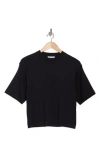Vince Pima Cotton Wide Sleeve T-shirt In Blue