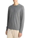 Vince Pima Pique Long Sleeve Tee In Gray