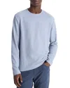 Vince Pima Pique Long Sleeve Tee In Blue Hour