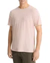Vince Pima Cotton Crewneck T-shirt In Pink Haze