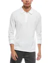 Vince Pima Polo Shirt In White
