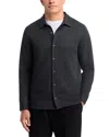 Vince Long Sleeve Textured Fabric Shirts Collection In Black