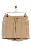 Vince Piped Swim Shorts In Multi