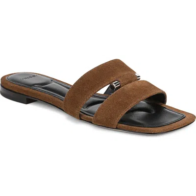 Vince Piper Slide Sandal In Brown