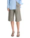 Vince Stripe Relaxed Cotton Button-up Shirt In Heritage Grey