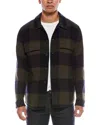 Vince Plaid Splittable Wool-blend Shirt Jacket In Multi