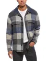 Vince Plaid Splittable Wool-blend Shirt Jacket In Multi