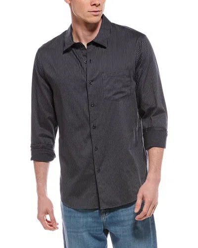 Vince Playa Classic Fit Button-down Shirt In Black