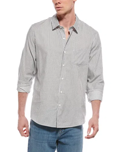 Vince Playa Classic Fit Button-down Shirt In White