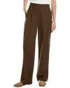 Vince Pleat Front Pull On Linen-blend Pant