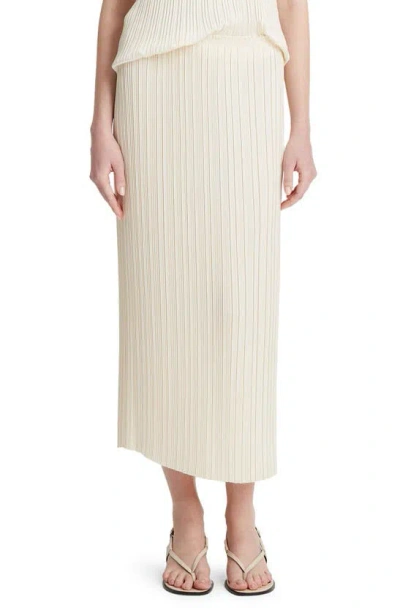 Vince Pleat Skirt In Bell