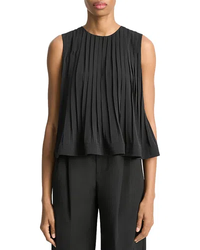 VINCE PLEATED A LINE TOP