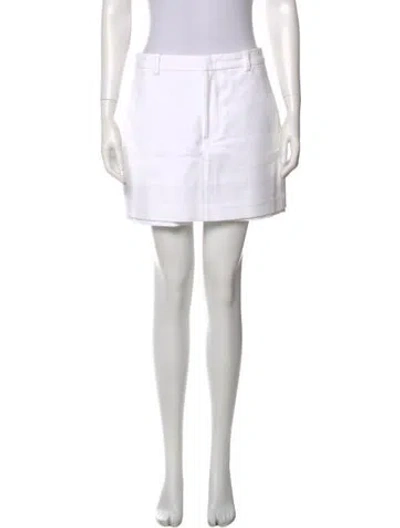 Pre-owned Vince Pleated Accents Mini Skirt In Black