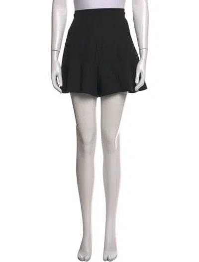 Pre-owned Vince Pleated Accents Mini Skirt In Black