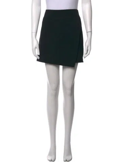 Pre-owned Vince Pleated Accents Mini Skirt In Black