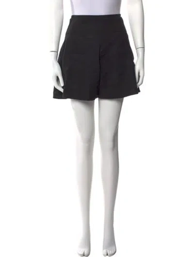 Pre-owned Vince Pleated Accents Mini Skirt In Black