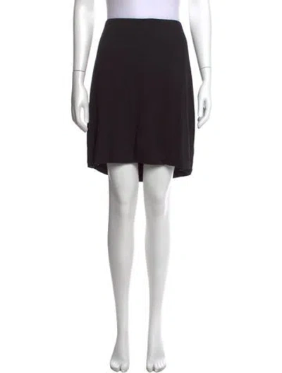 Pre-owned Vince Pleated Accents Mini Skirt W/ Tags In Black