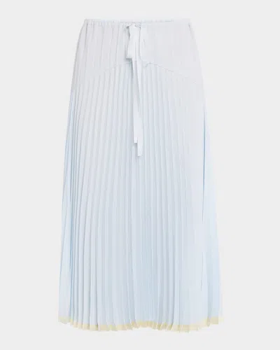 Vince Pleated Midi Skirt