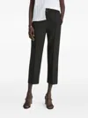 Vince Utility Tab Detail Crop Pants In Black