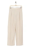Vince Pleated Pull-on Pants In Brown