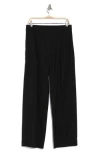 Vince Flannel Pull-on Pants In Black